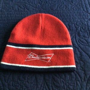 Budweiser Beer Bow tie Beanie Hat